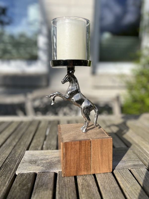 Kerzenständer Equestrian Passion, SIlber