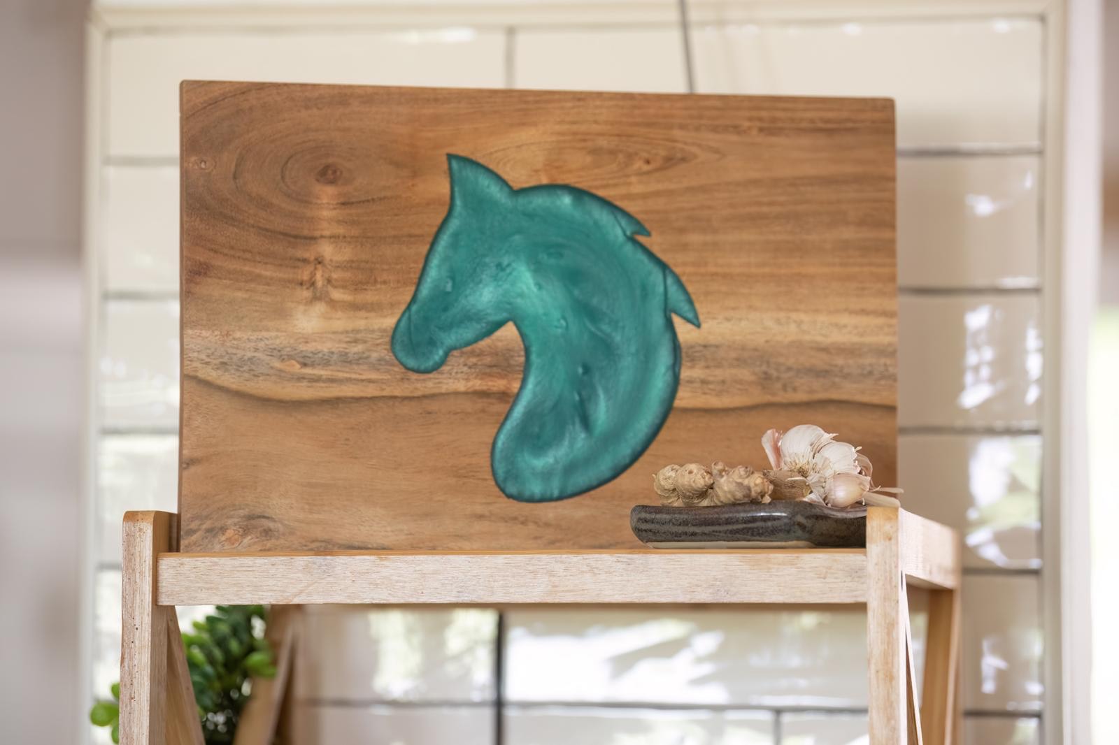 Holzbrett "Horse"