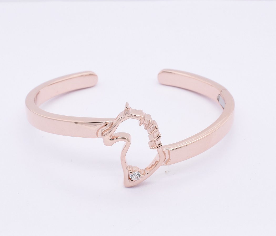 Armreif by Runedal, rosé gold