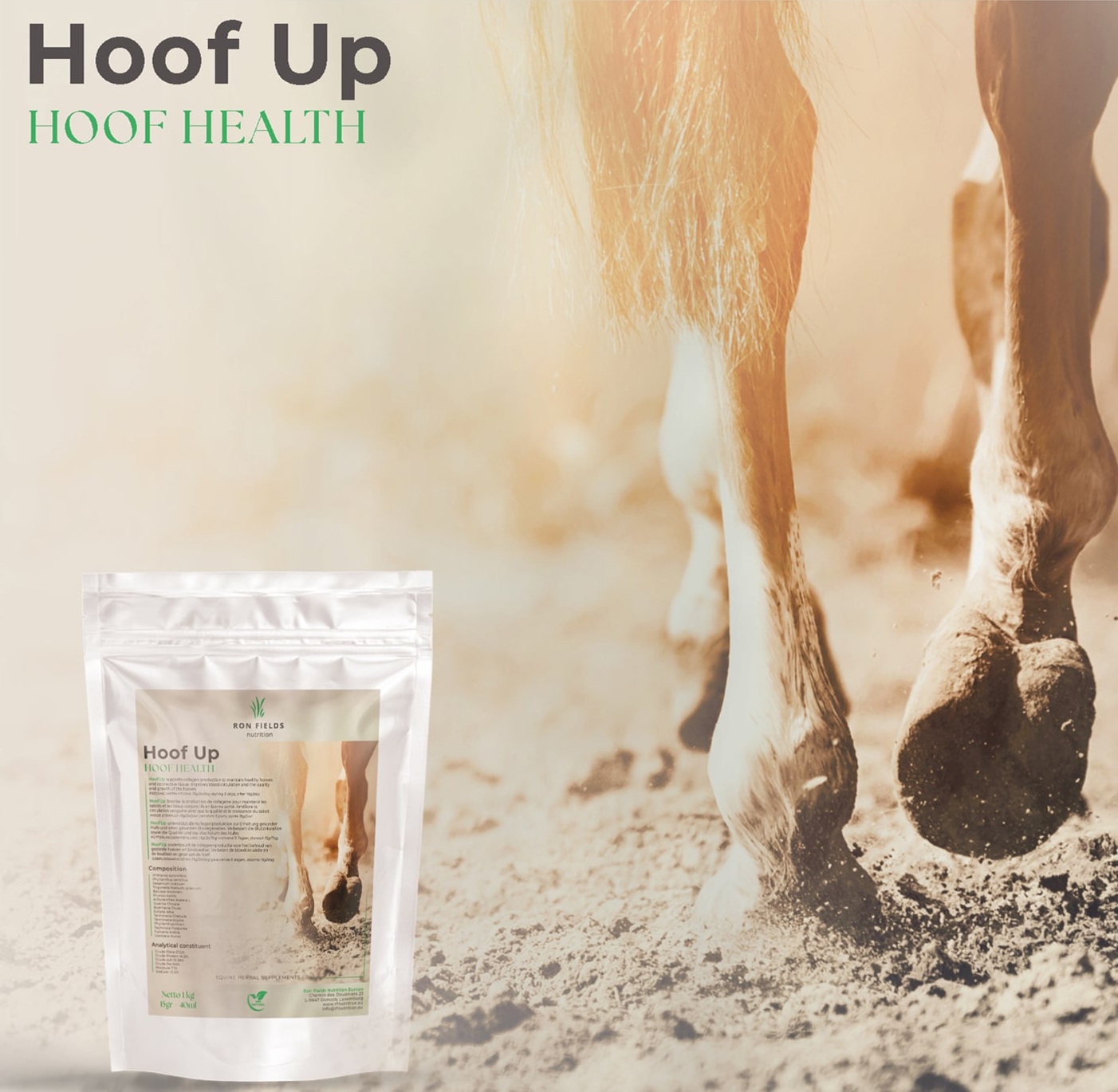 Hoof Up – Natürliches, Ayurvedisches Hufgesundheitspräparat für Pferde