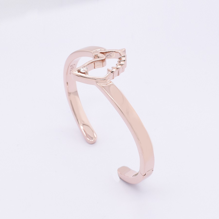 Armreif by Runedal, rosé gold