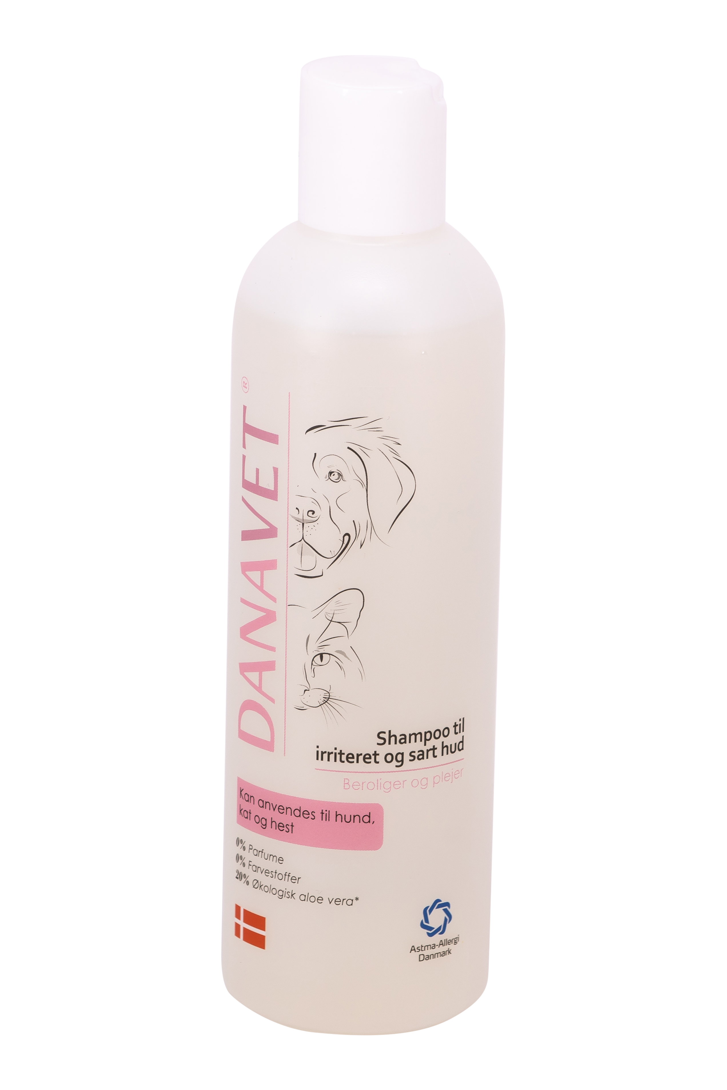 DanaVet Shampoo für gereizte und empfindliche Haut, 250ml