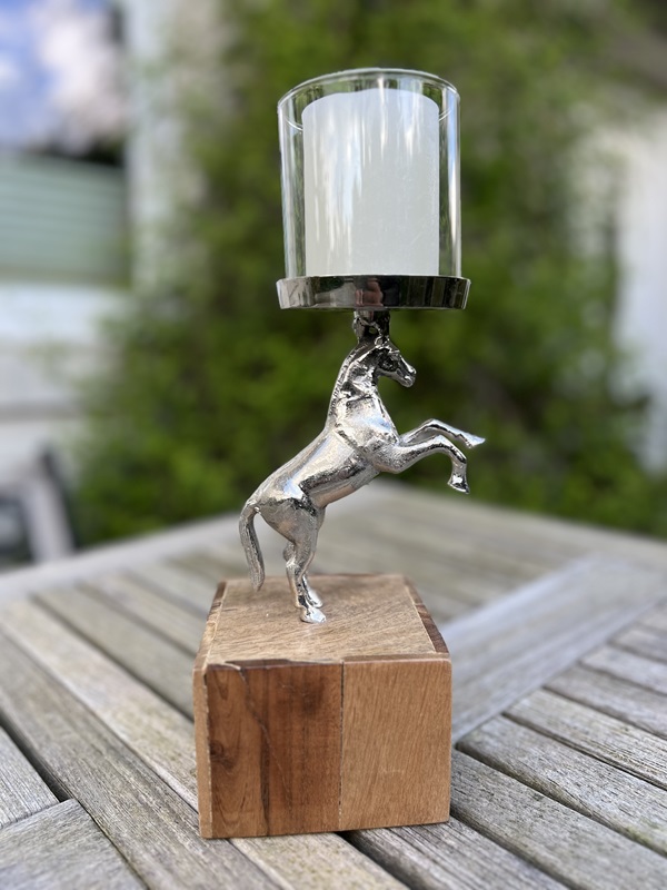 Kerzenständer Equestrian Passion, SIlber