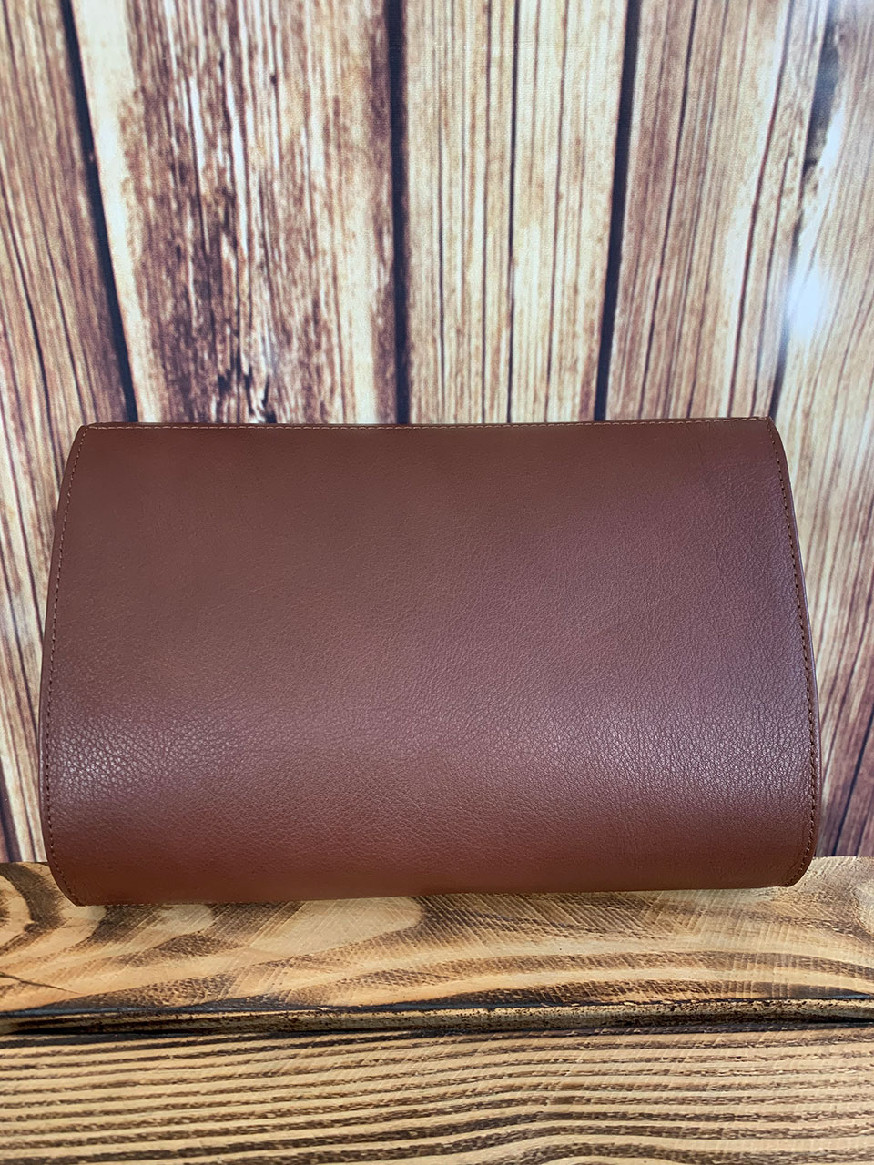 Desori Lederhandtasche "FLAT DOH", braun