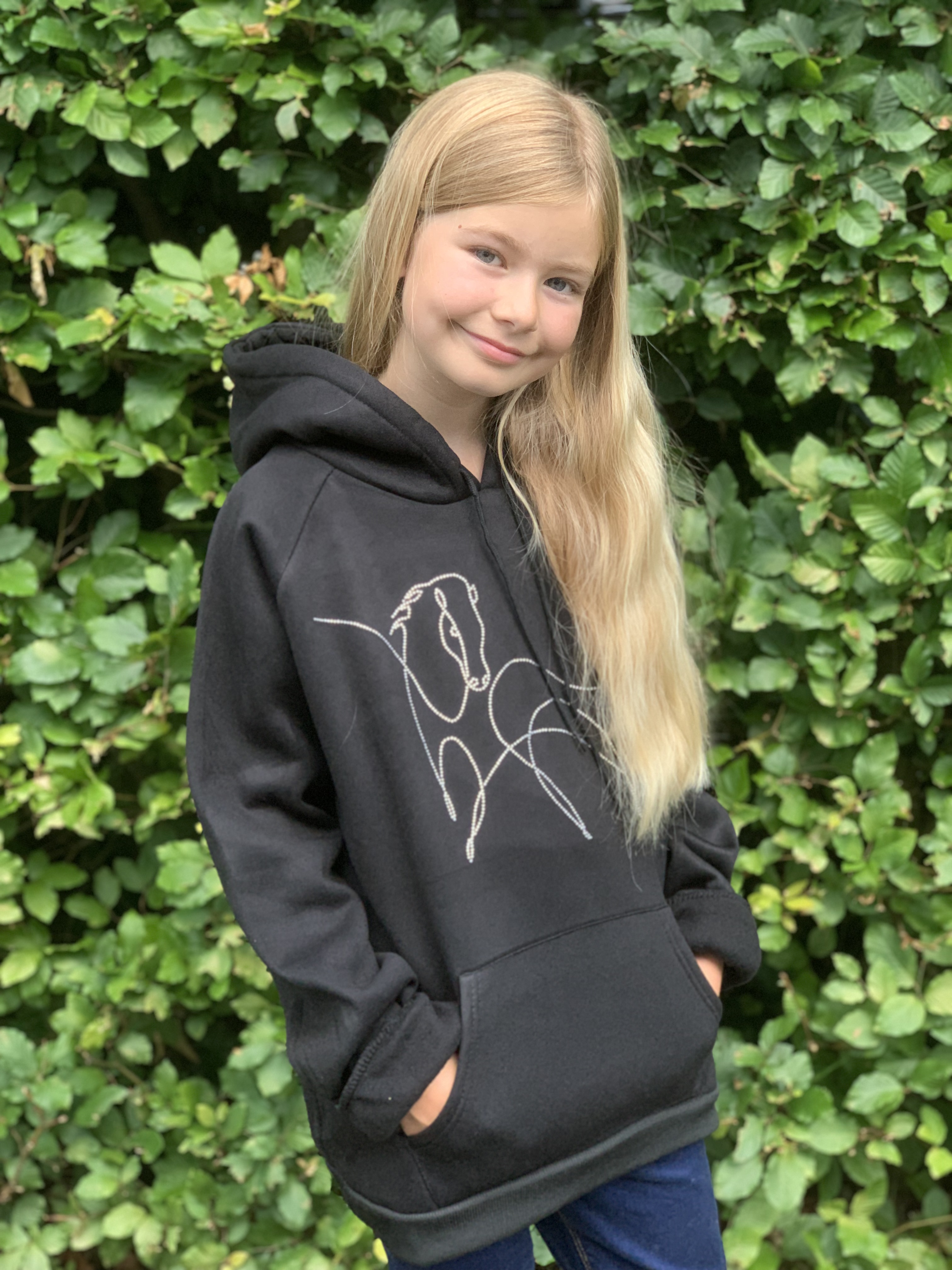 Hoodie by Runedal - schwarz